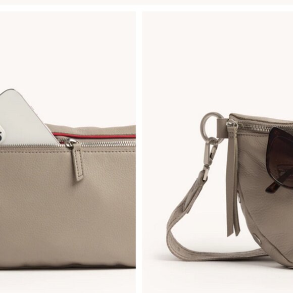 Hammitt Charles Crossbody Pewter/Brushed Silver LARGE - Picture 3 of 11